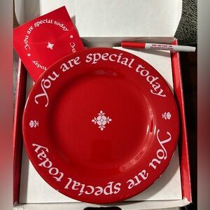 The original “Red Plate” “You are Special Today” with marker New In Box $22